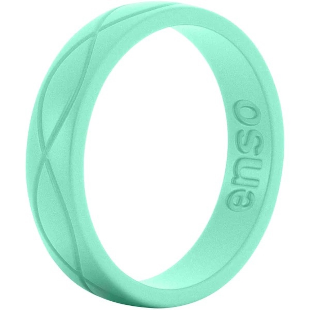 ENSO Womens Infinity Ring Silicone Wedding Band